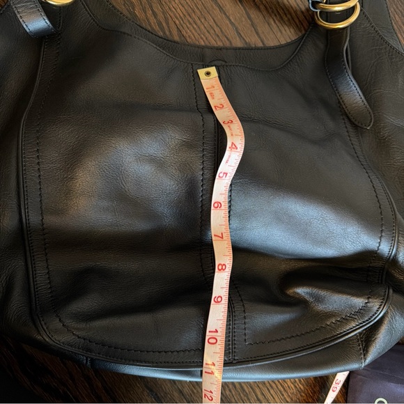 Cole Haan Black Leather Shoulder Bag - Picture 13 of 16